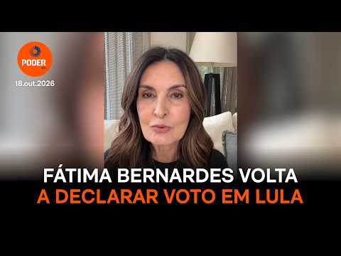 Região: Fátima Bernardes cita democracia e volta a declarar voto em Lula
