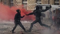 o que está por trás de dia de protestos na França — Prédio incendiado, 270 presos