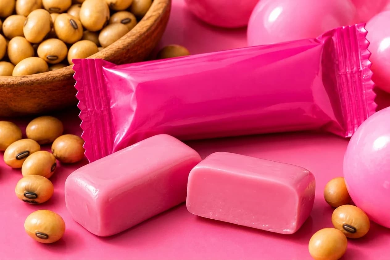 Em destaque: O que a soja tem a ver com chiclete? Você pode estar mascando o grão sem saber!