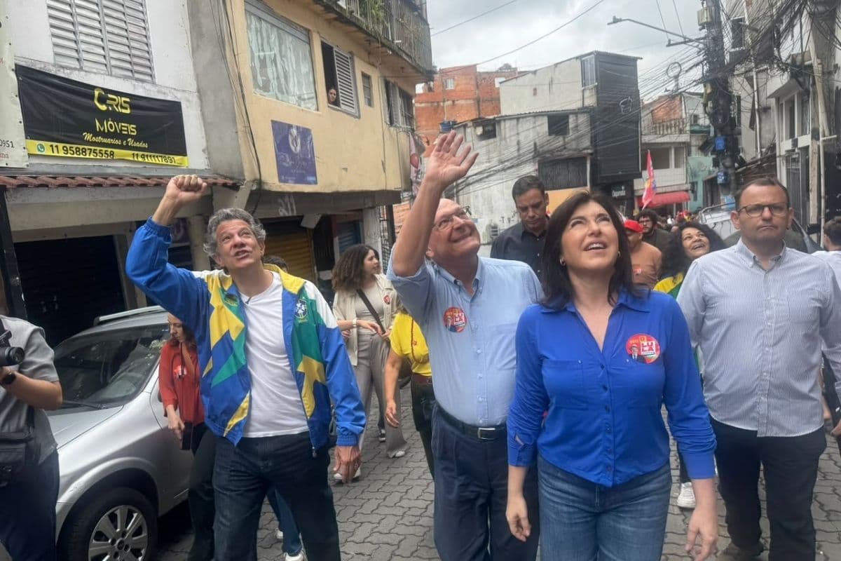 Entenda: Alckmin, Haddad e Tebet participam de caminhada pró-Lula em Heliópolis