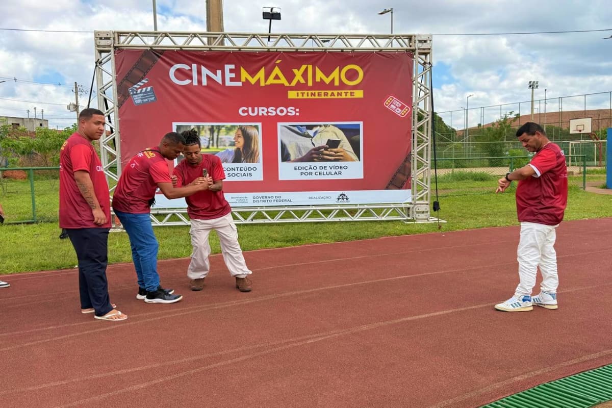 Em destaque: Cinemáximo Itinerante recebe mais turmas para oficinas de vídeo gratuitas