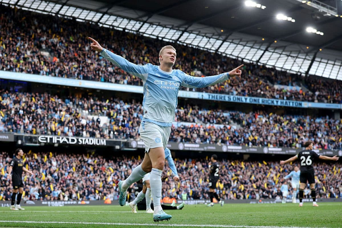 Haaland marca dois e City supera o Ipswich Town pela Premier League