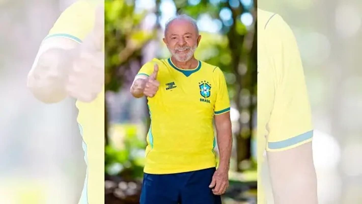 Em destaque: Apoiadores de Lula fazem mobilização nas redes com camisa da Seleção