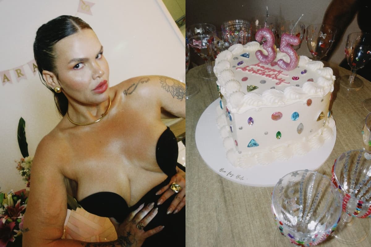 Thais Carla disponibiliza álbum de fotos e mostra comemoração dos 35 anos