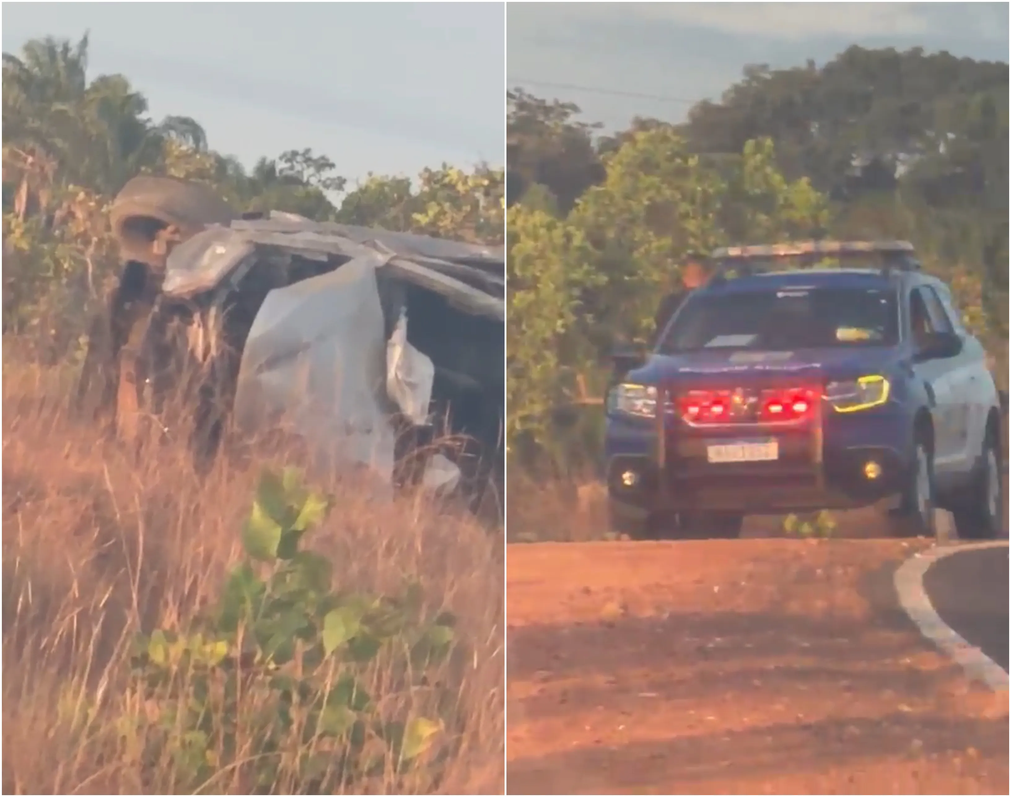 Motorista perde a vida após caminhonete bater em poste de energia na RR-203, em Amajari