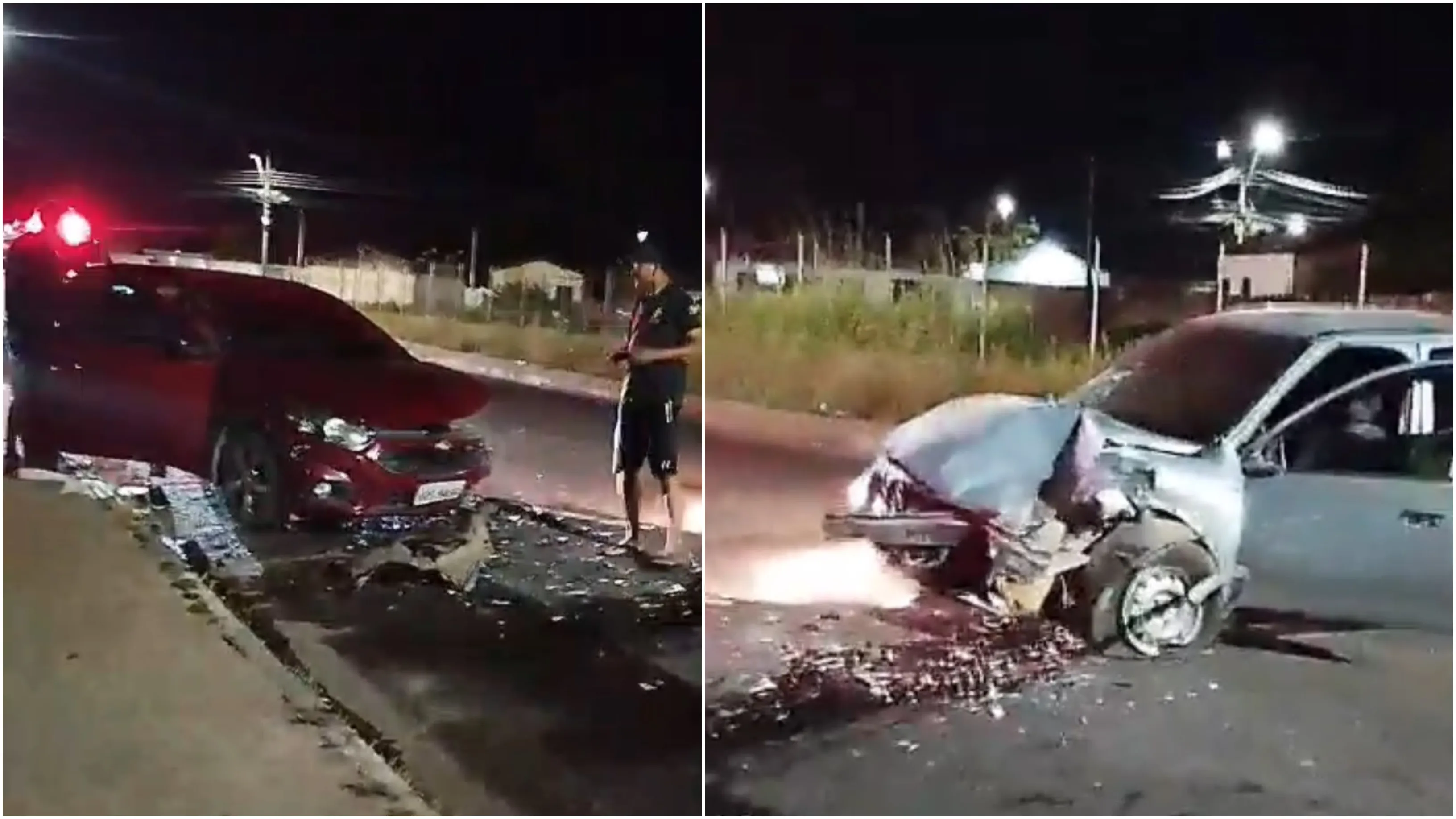 Panorama: Duas crianças ficam feridas após motorista invadir a contramão em Boa Vista