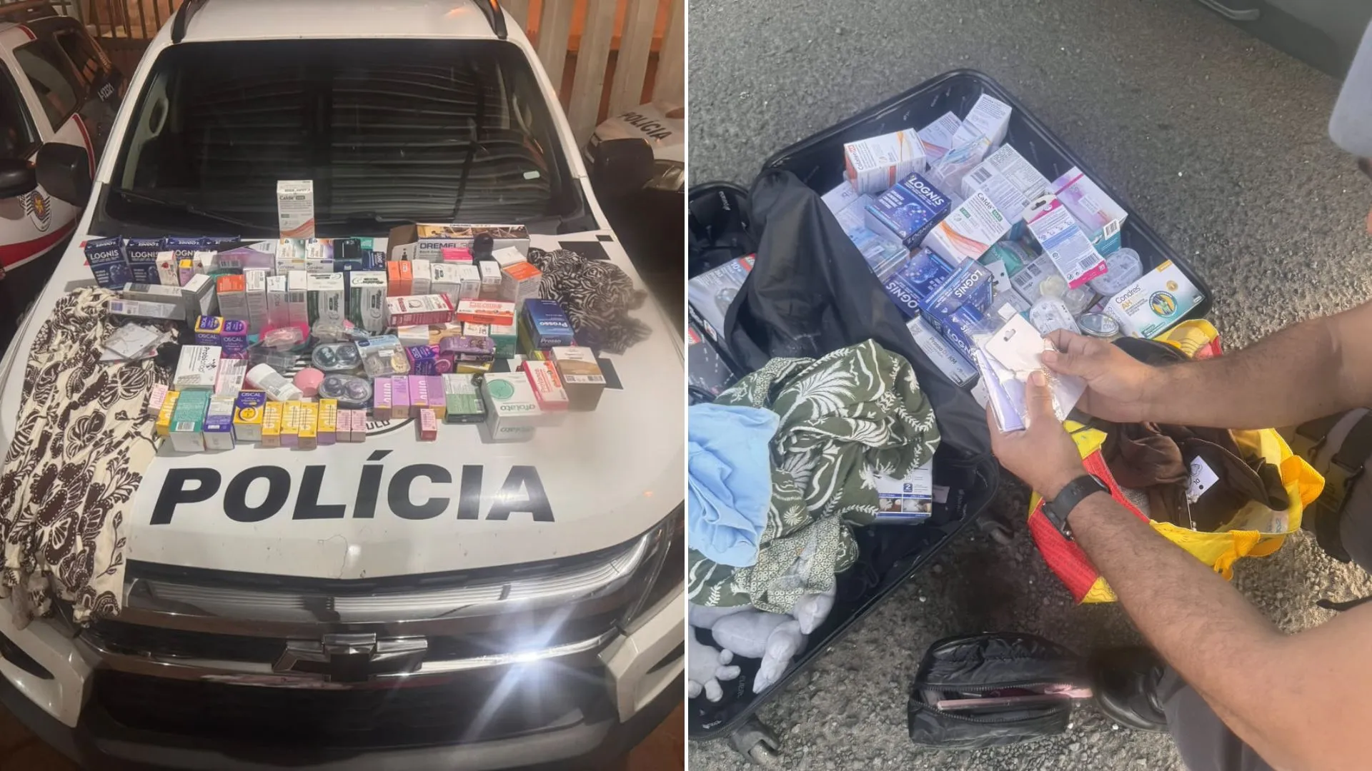 Fique por dentro: Trio é preso suspeito de furtar mais de R$ 21 mil em produtos de farmácias na região de Botucatu