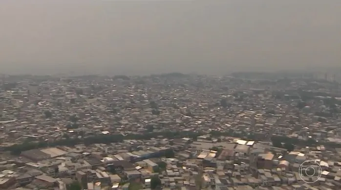 Região: Manaus está coberta pela fumaça de queimadas há 10 dias