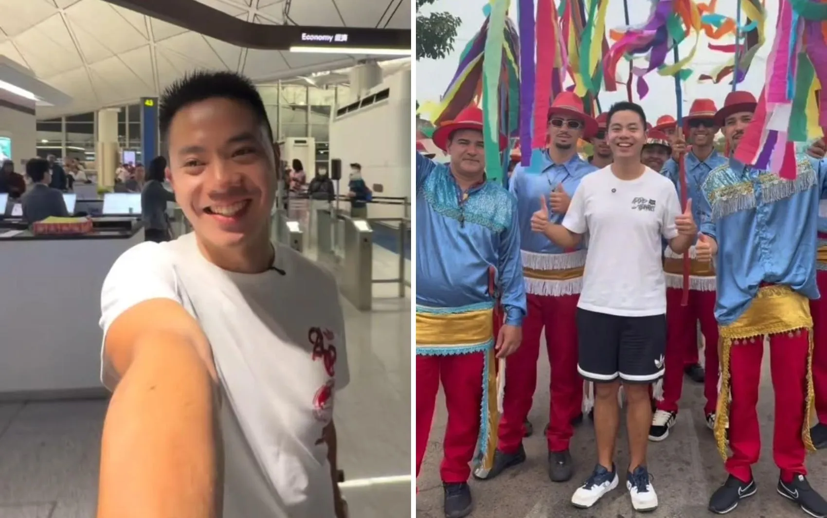 Atualização: Influenciador enfrenta mais de 40 horas de voo da China para o Brasil para conhecer festa tradicional no interior de Goiás; vídeo