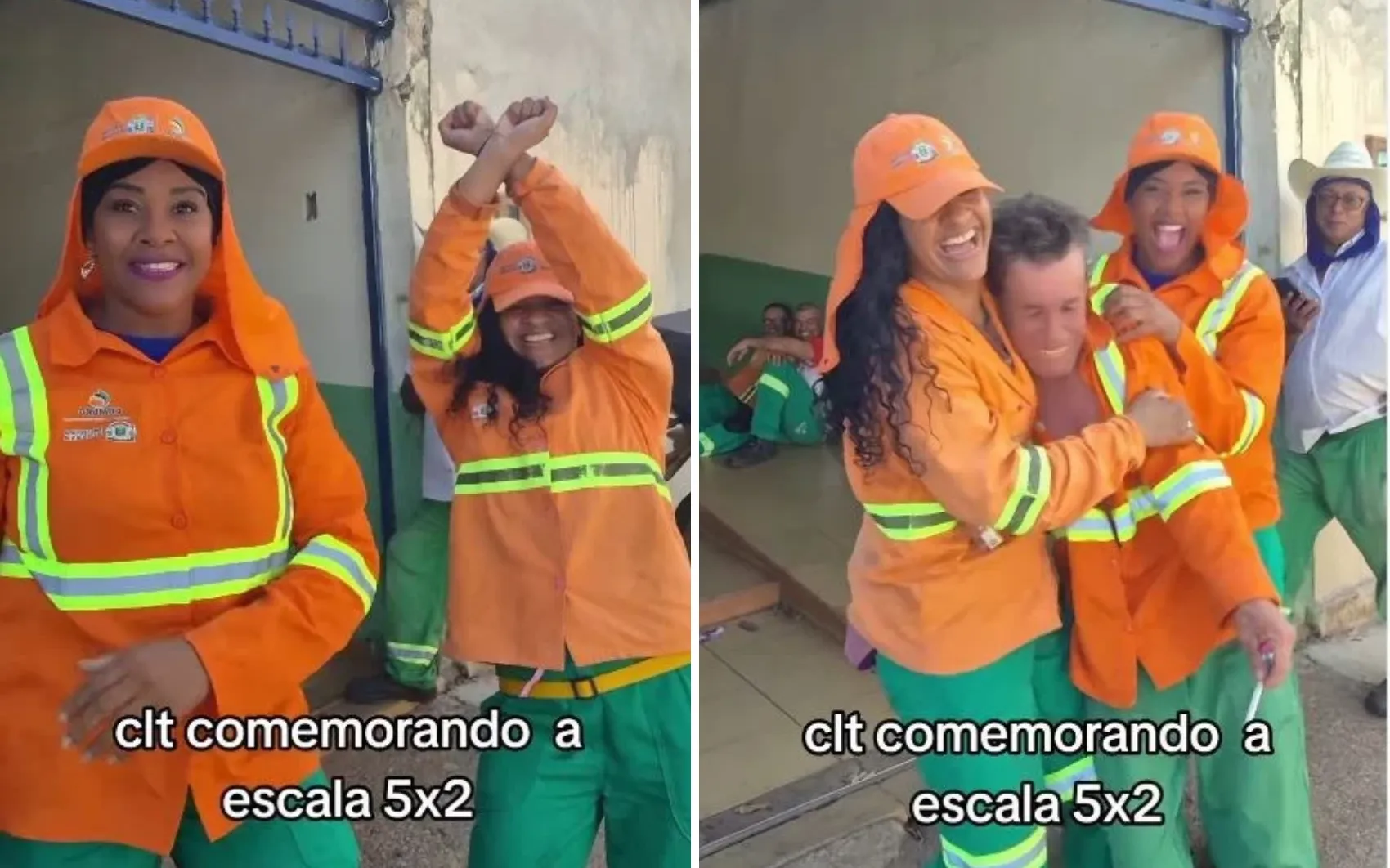 garis viralizam com vídeo comemorando a mudança — Fim da escala 6x1