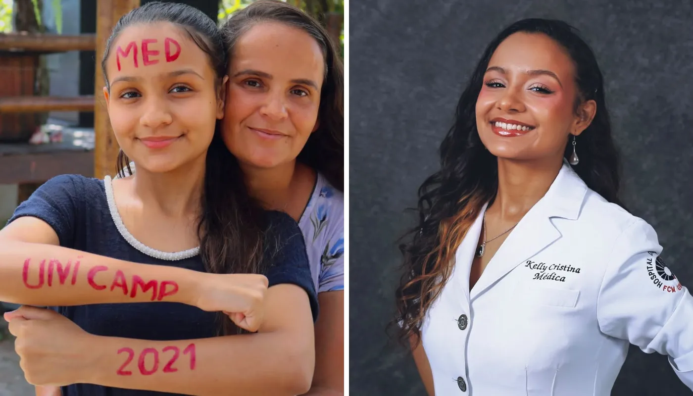Região: Médica, sim! Aprovada de primeira na Unicamp, jovem celebra apoio da mãe para vencer pressão religiosa