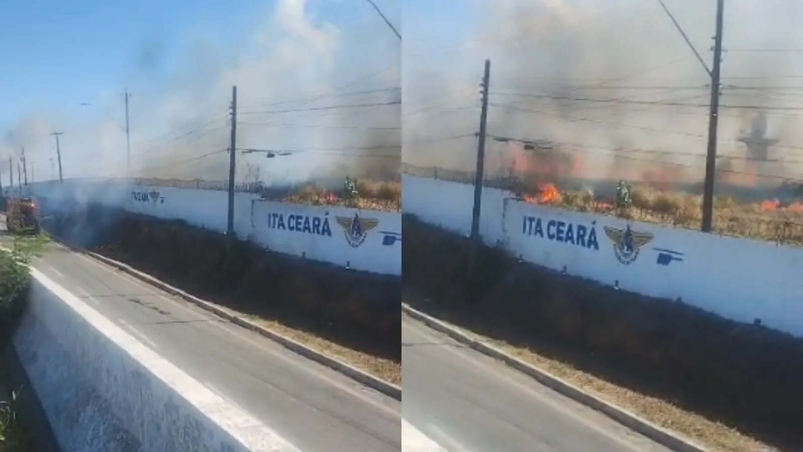 Entenda: Incêndio atinge vegetação de campus do ITA Ceará