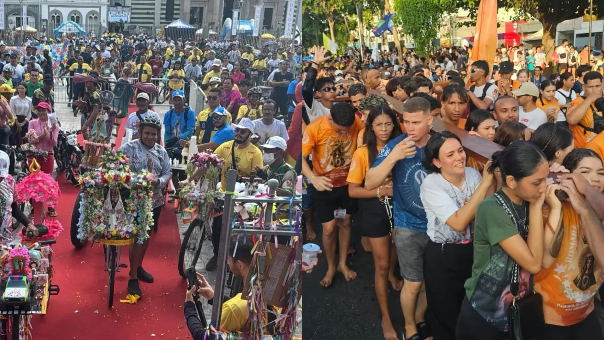 Ciclo Romaria e Romaria da Juventude levam milhares de devotos às ruas de Belém — Círio 2026