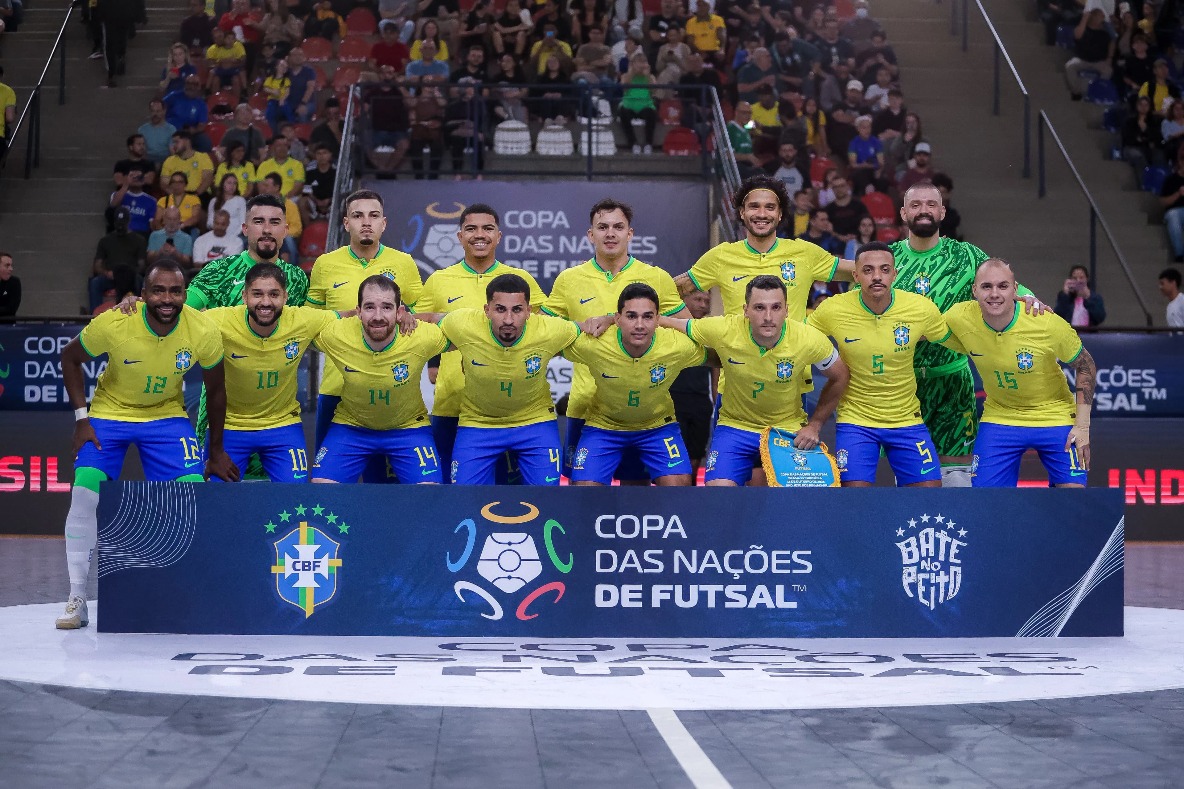 Em destaque: Brasil atropela o Afeganistão e conquista tricampeonato da Copa das Nações de Futsal