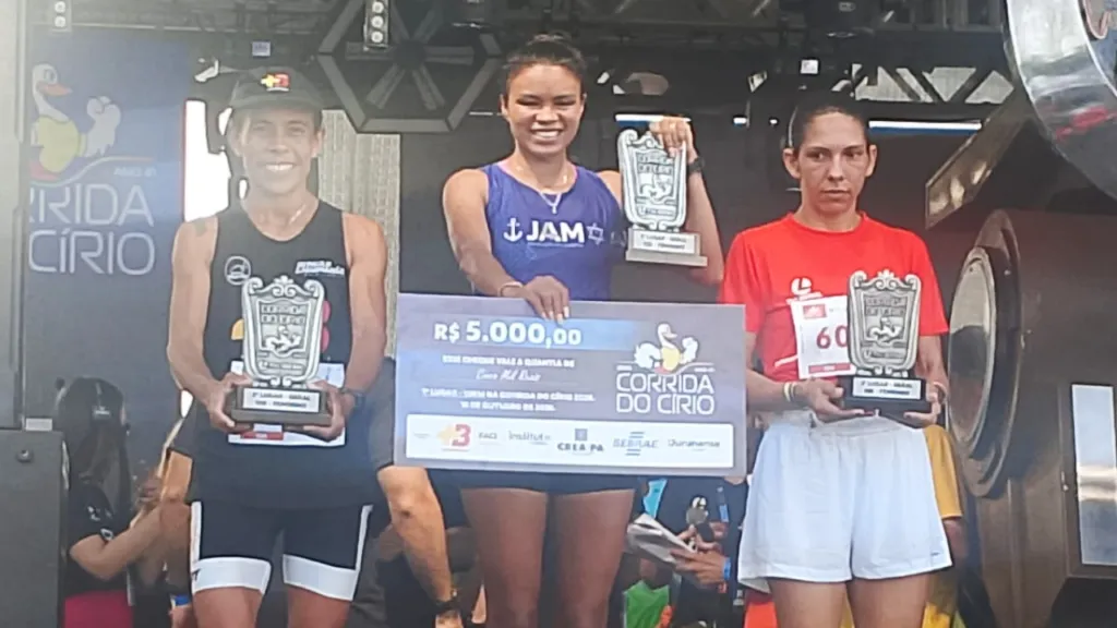 Franciane Moura supera os 10 km da Corrida do Círio e leva o Amazonas ao pódio em Belém