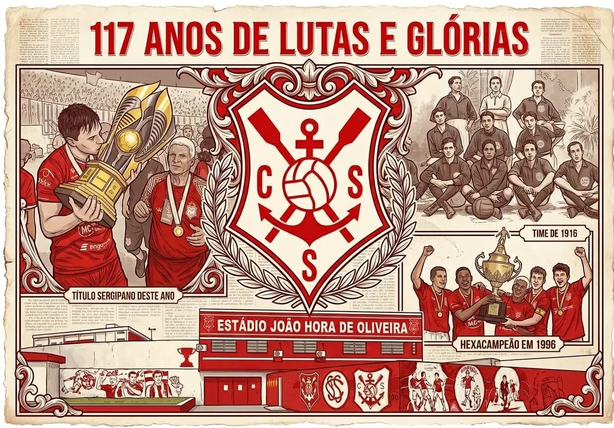 Em destaque: Sergipe comemora aniversário em ano de marcas históricas para o futebol do clube