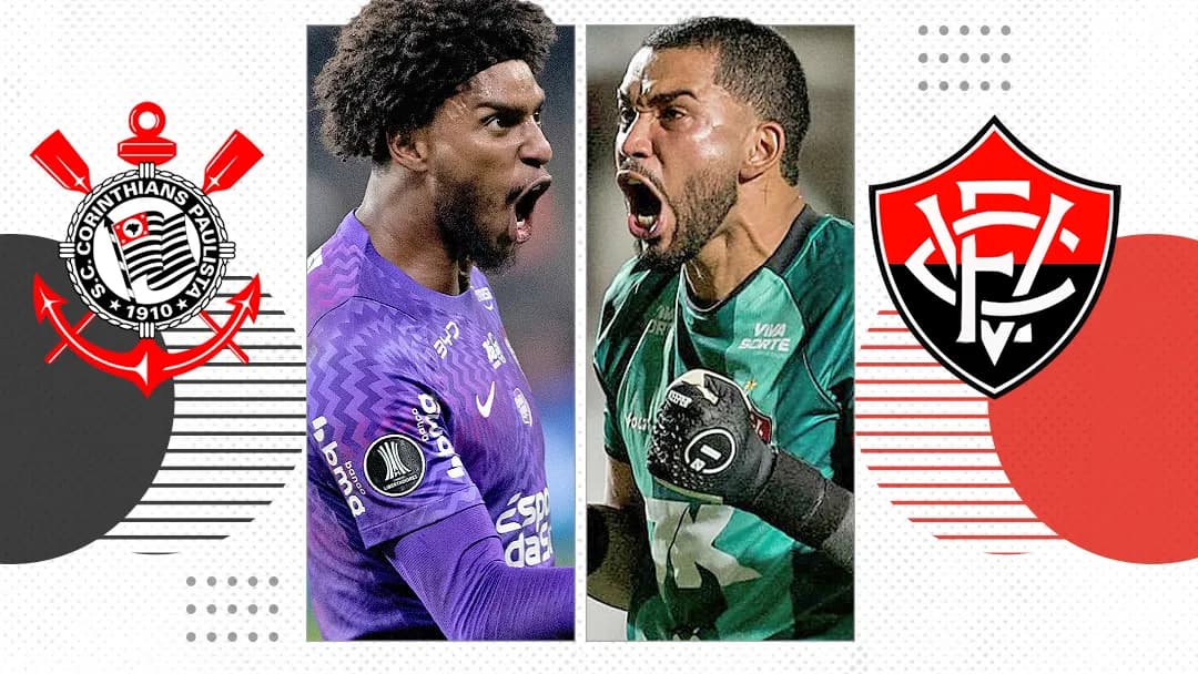 Hugo Souza e Lucas Arcanjo estão entre goleiros com mais jogos sem sofrer gols — Corinthians x Vitória