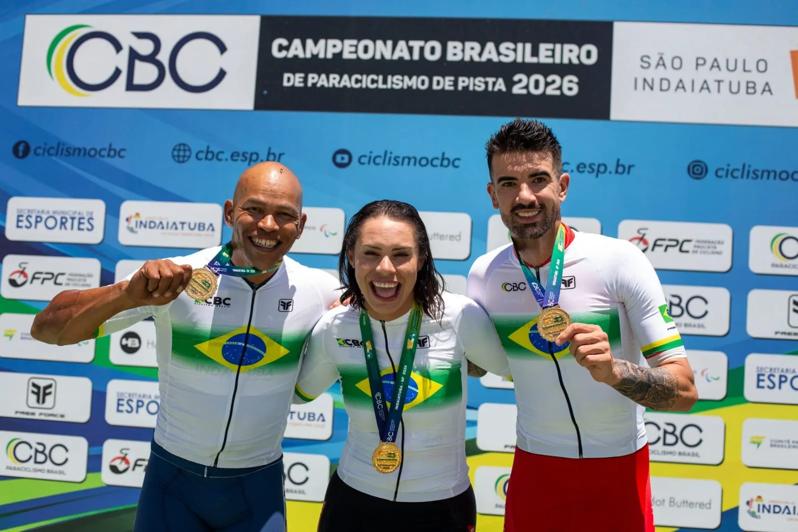Atualização: Equipe de São José conquista oito medalhas no Brasileiro de Paraciclismo de Pista