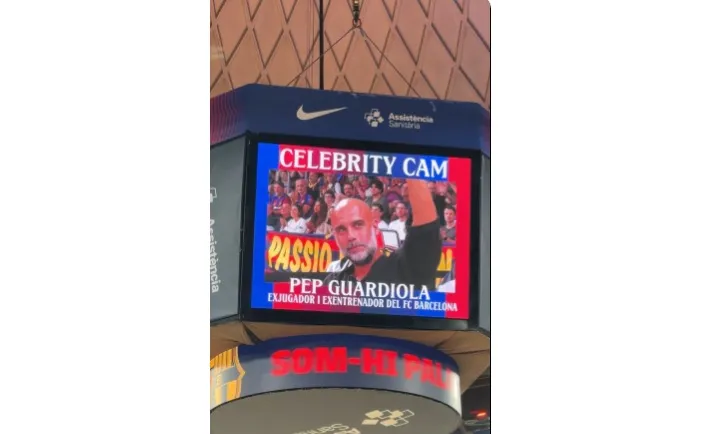 Região: Pep Guardiola é ovacionado pela torcida do Barcelona em jogo pela Euroliga de basquete