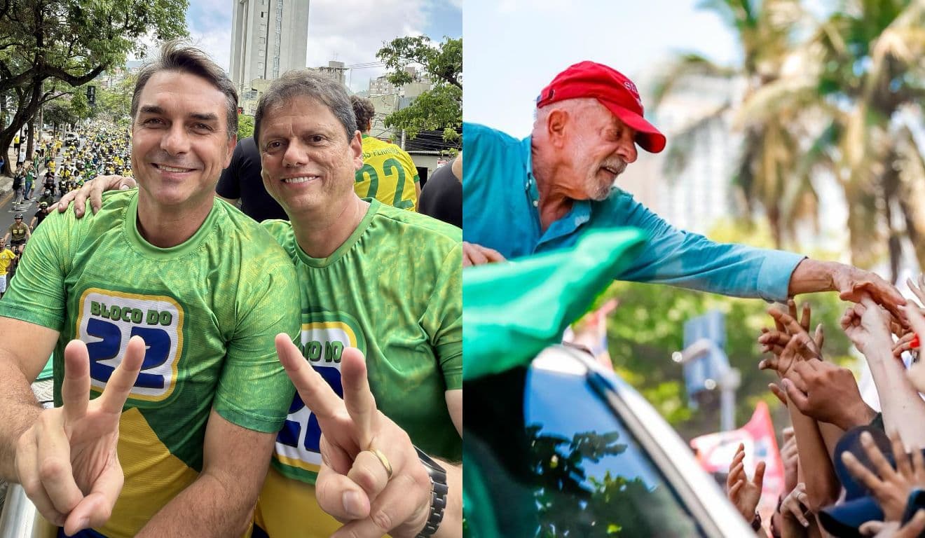 Fique por dentro: Flávio no RJ e Lula em SP; presidenciáveis encerram campanhas no 2º turno