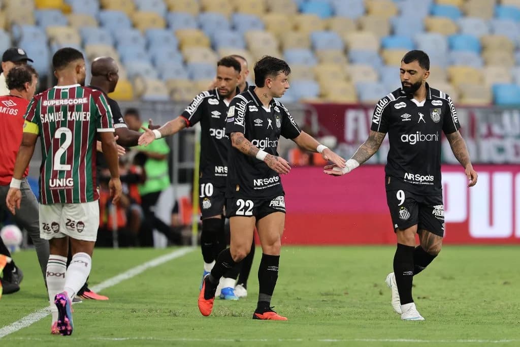 Atualização: Santos reage no segundo tempo e vira sobre o Fluminense no Maracanã